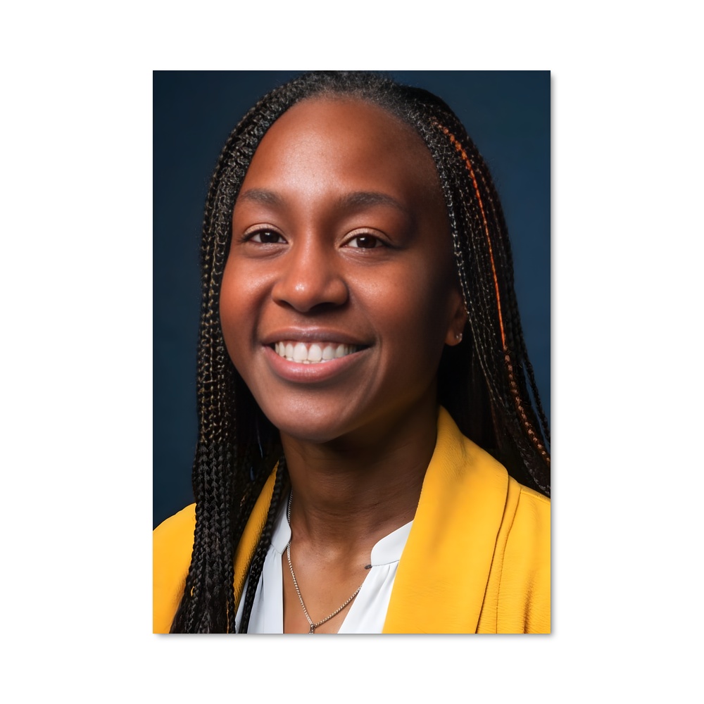 Poster Sourire de Tamika – affiche Basketball